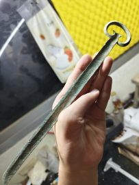 汉-凤尾环首削刀