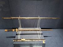 正武堂汉代铁剑&螺纹漆鞘琉璃具铁剑