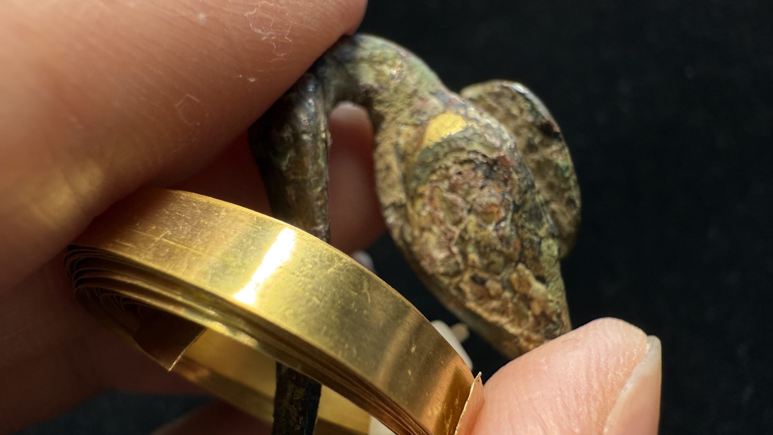 环首刀用马陆环缠环金银条